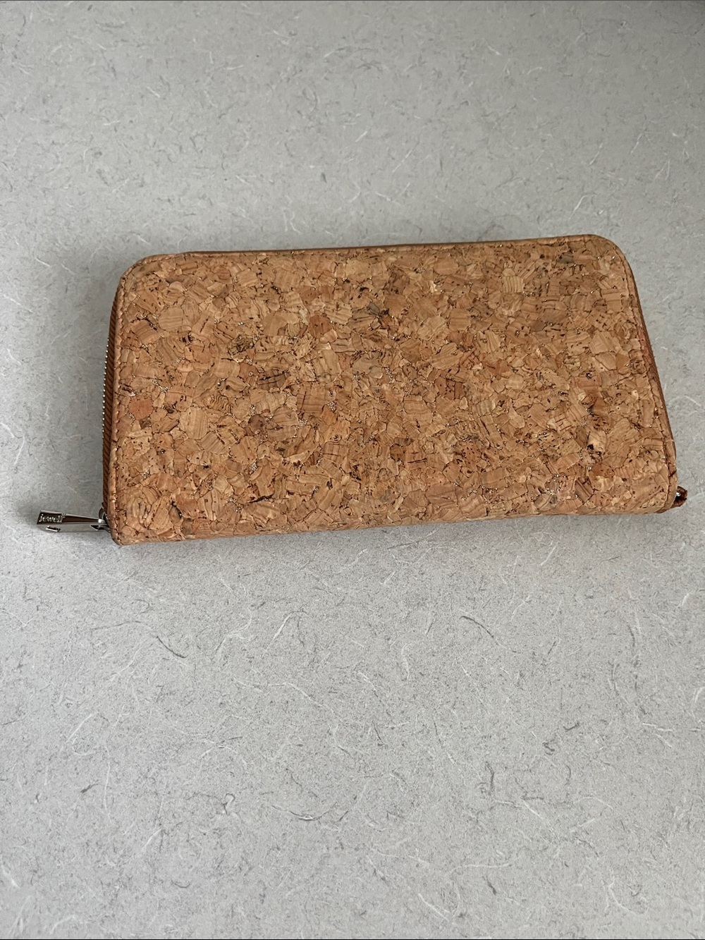 thirty-one Cork Zip-Around Wallet in Natural Tan